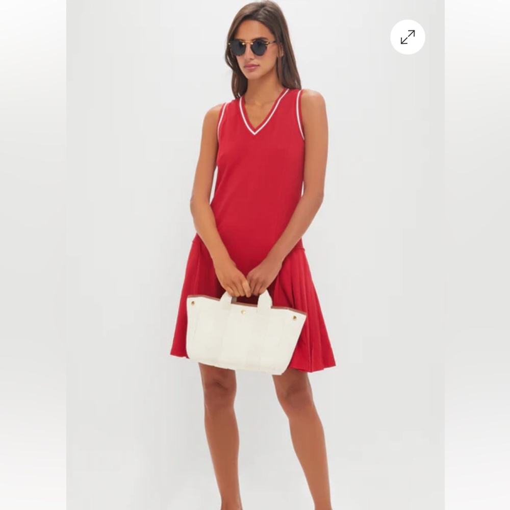 TUCKERNUCK Red Pique Kember Walking Dress